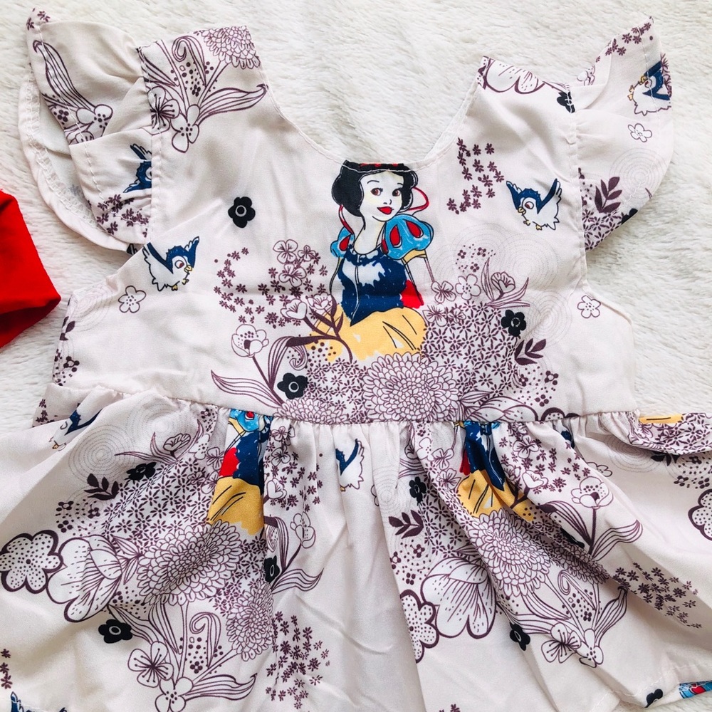 🍎 SOLD ❤️Snow White Baby girl outfit - Picture 2 of 8